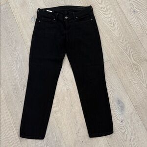 Black Straight Leg Jean